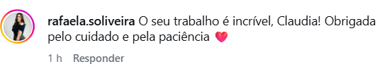 Feedback de @rafaela.soliveira